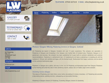 Tablet Screenshot of lwplastering.co.uk